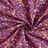 Tissu en coton Cretonne fleurs des champs – aubergine/rose,  thumbnail number 3