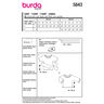 Chemise | Burda 5843 | 36-46,  thumbnail number 9