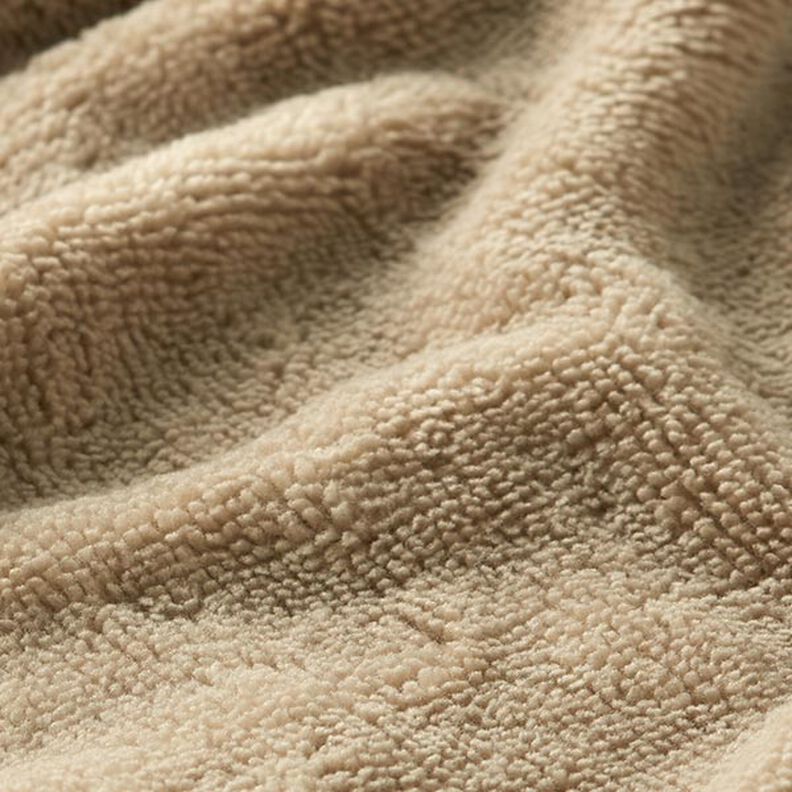 Tissu éponge douillet Bambou Uni – beige,  image number 2