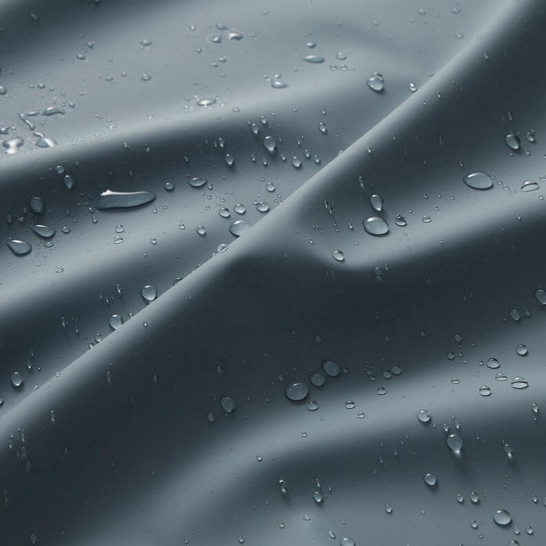 Tissu pour vestes de pluie uni – bleu pigeon,  image number 3
