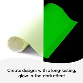Glow in the dark Vinyl Removable [30x60cm] 1 sheet | Cricut, 