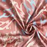 Crêpe satin pétales abstraits – vieux rose/crème,  thumbnail number 3
