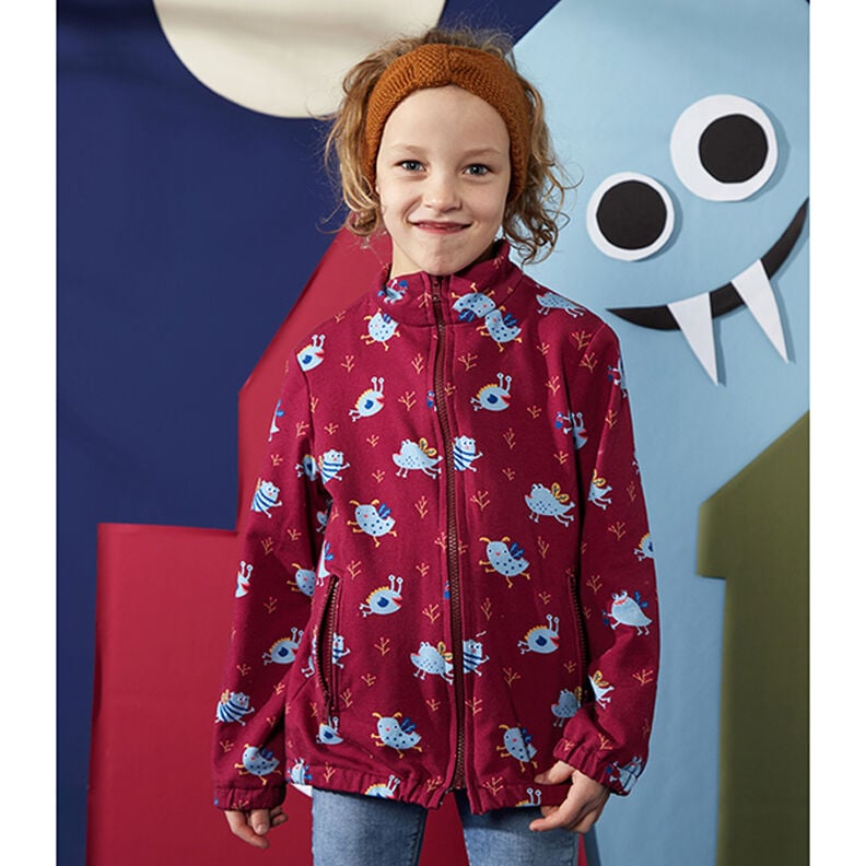 Jersey coton Medium Uni &ndash; rouge,  image number 9