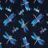 Jersey coton Libellules | Glitzerpüppi – bleu nuit/turquoise clair,  thumbnail number 1