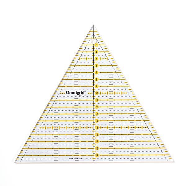 Règle patchwork triangle 60° Multi [ Dimensions :  20 cm  ] | Prym,  image number 1