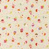 Tissu de décoration Semi-panama Muffins multicolores – nature,  thumbnail number 1