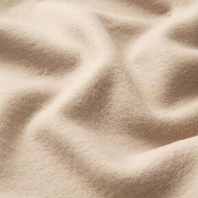 Polaire de coton Uni – amande, 