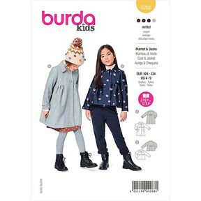 Manteau, Burda 9268 | 104-134, 