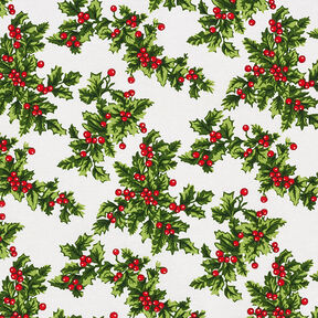 Tissu de décoration Canvas Gui – vert/rouge, 