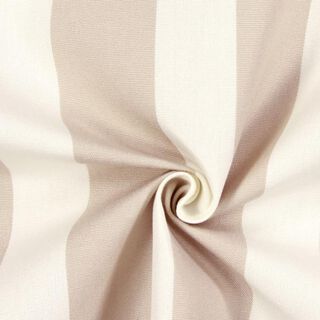 Tissu de décoration d’extérieur Acrisol Listado – écru/beige foncé, 