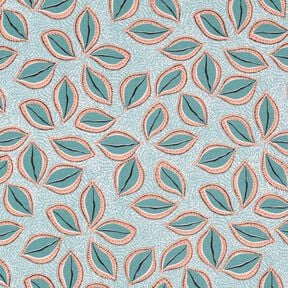 Tissu en coton Cretonne Feuilles artistiques – eucalyptus, 