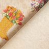 Tissu de décoration Semi-panama Bottes en caoutchouc  – nature/jaune soleil,  thumbnail number 4