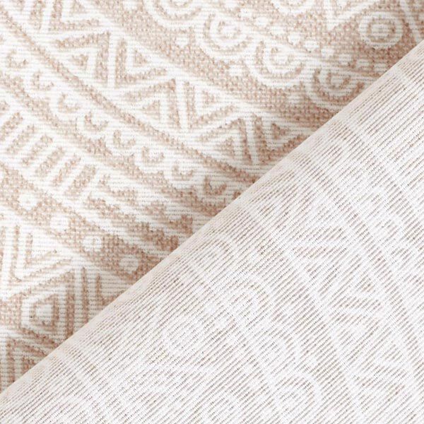 Tissu de décoration Canvas Mandala – nature/blanc,  image number 4