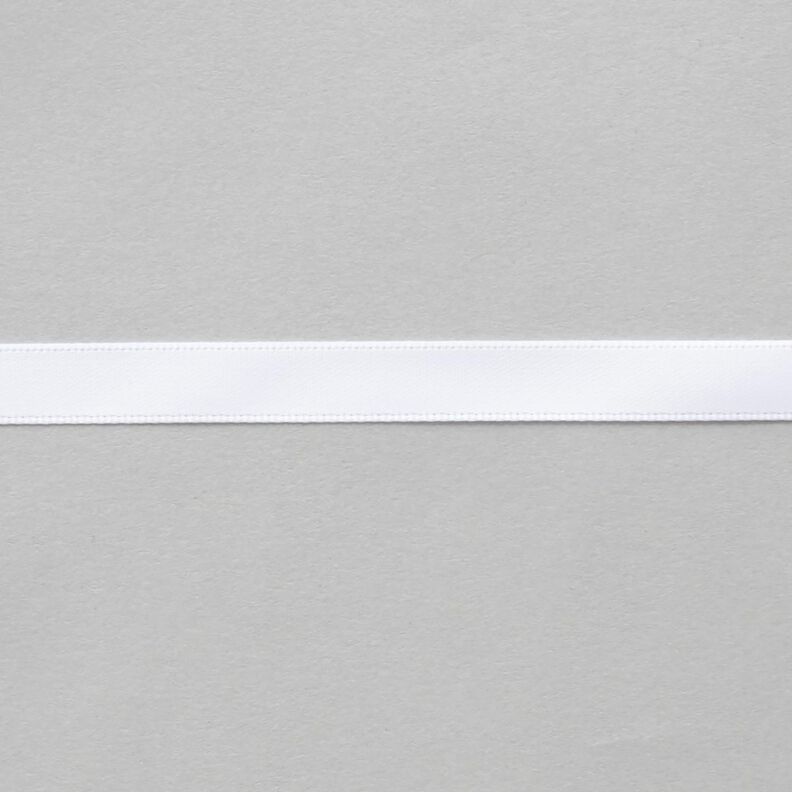 Ruban de satin [9 mm] – blanc,  image number 1