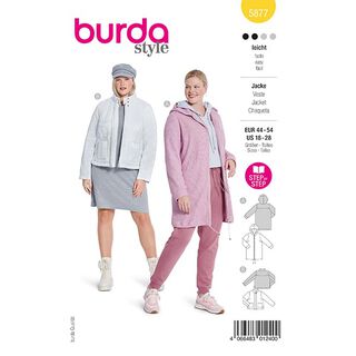 Veste - Grande taille | Burda 5877 | 44-54, 