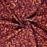 Jersey romanite Motif léopard – aubergine/terre cuite,  thumbnail number 3