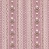 Tissu en coton Popeline guirlandes de fleurs – vieux rose/écru,  thumbnail number 1