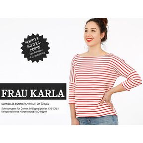 FRAU KARLA - Chemise d'été à manches 3/4, Studio Schnittreif | XS - XXL, 