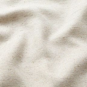 Tissu de décoration Jacquard Aspect naturel – beige foncé | Reste 120cm, 