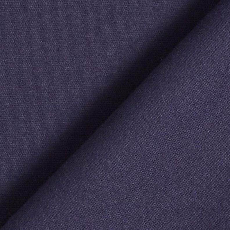 Flanelle coton Uni – bleu nuit,  image number 4