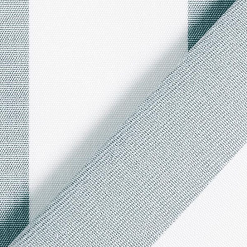 Toile pour store banne Rayures larges – gris clair/blanc,  image number 5