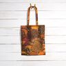 Tissu déco semi-panama Impression numérique paysage d’automne – bronze/orange,  thumbnail number 6