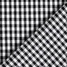 Tissu en coton Vichy à carreaux 0,5 cm – noir/blanc,  thumbnail number 4