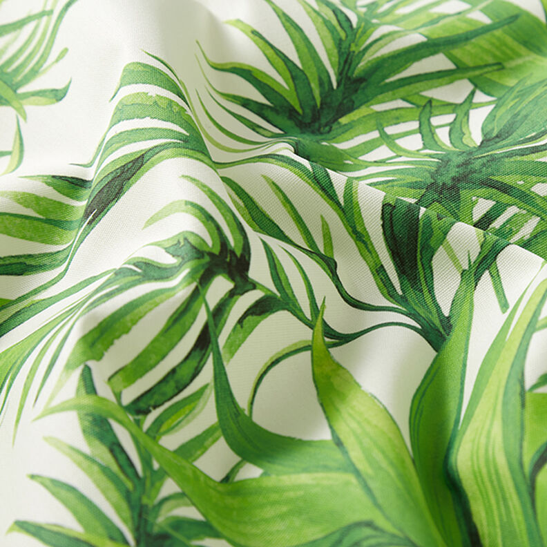 Tissu d’extérieur Canvas Feuilles tropicales – vert clair,  image number 2