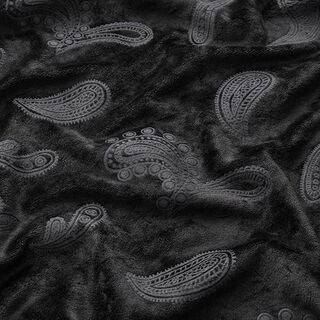 Velours Nicky Cachemire – noir, 