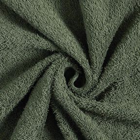 Tissu éponge – olive foncé, 