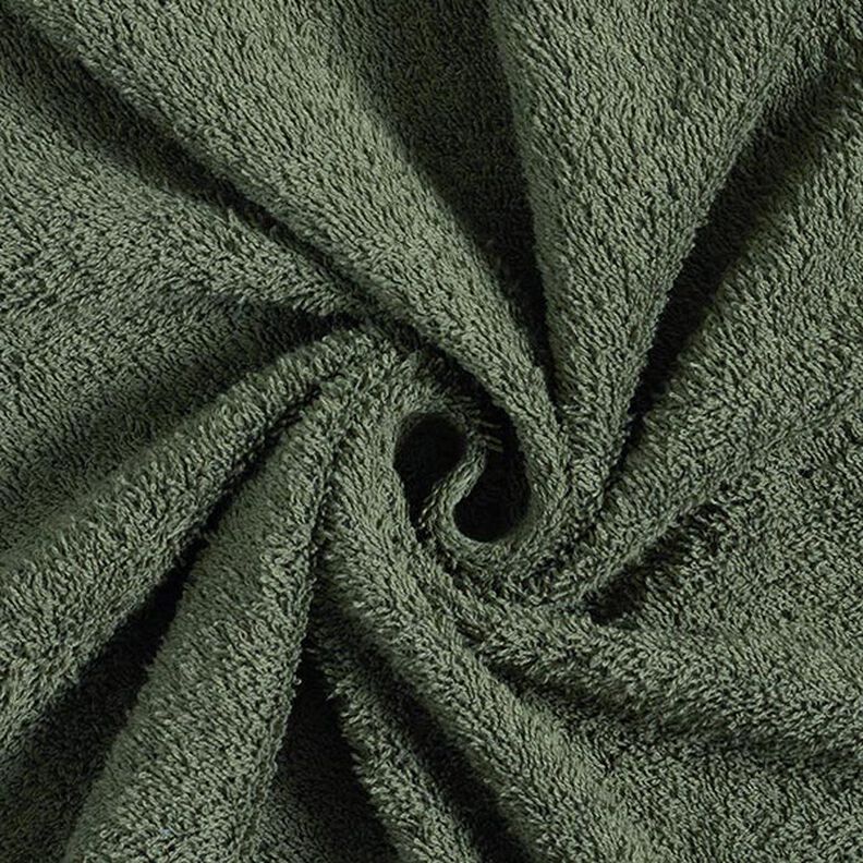 Tissu éponge – olive foncé,  image number 1