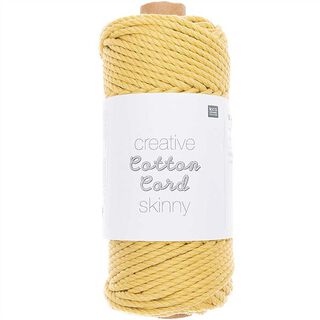 Fil macramé Creative Cotton Cord Skinny [3mm] | Rico Design – moutarde, 
