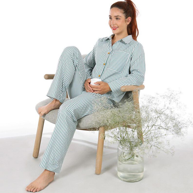 FRAU HILDA Pyjama en version courte et longue | Studio Schnittreif | XS-XXL,  image number 2
