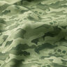 Popeline de coton bio Têtes de mort camouflage – pistache,  thumbnail number 2