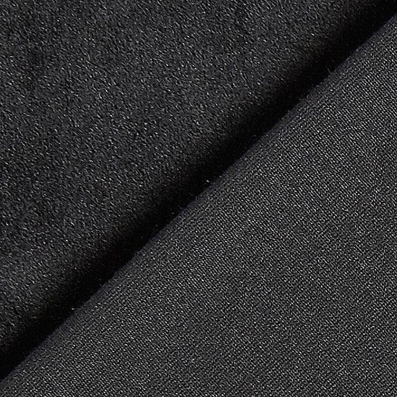 Velours stretch Tissu Nicki – noir,  image number 3
