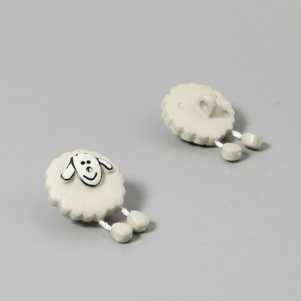 Bouton en plastique, Sheep 14,  image number 2