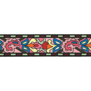 Sangle Floral [ Largeur : 50 mm ] – mélange de couleurs, 