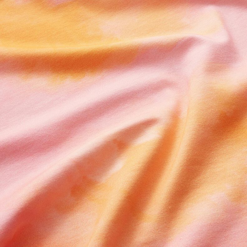 Jersey de coton Batik – abricot,  image number 2