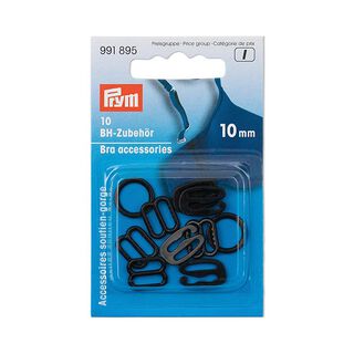 Accessoire de soutien-gorge [ Dimensions :  10 mm ] | Prym – noir, 