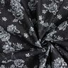 Chambray kleine Rosen – noir/blanc,  thumbnail number 3