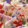 Voile de coton Prairie fleurie aquarelle impression numérique – ivoire/rouge,  thumbnail number 2