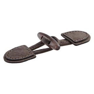 Fermeture pour duffle-coat [ 95 mm ] – gris, 
