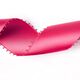 Bande de satin Bordure picot - rose vif,  thumbnail number 2