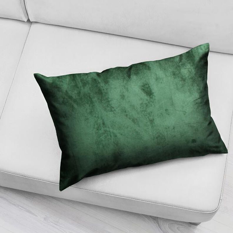 Tissu de décoration Velours – vert foncé,  image number 5