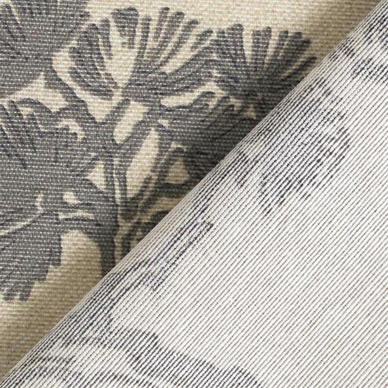 Tissu décoratif Toile Grue chinoise – sable/gris,  image number 4