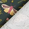 Tissu de décoration Semi-panama Papillons – vert foncé/kaki,  thumbnail number 4