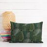 Tissu de décoration Sergé coton Feuilles minimalistes – vert foncé,  thumbnail number 8