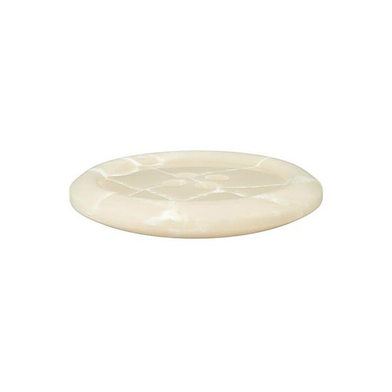 Bouton polyester 4 trous Recycling – beige,  image number 2