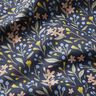Tissu en coton Cretonne Fleurs – bleu nuit,  thumbnail number 2