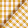Tissu en coton Vichy à carreaux 1 cm – moutarde/blanc,  thumbnail number 4
